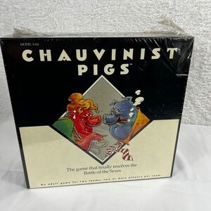 Vintage Chauvinist Pigs Adult Game [Battle of the Sexes] 1991 Sealed Tiger Games